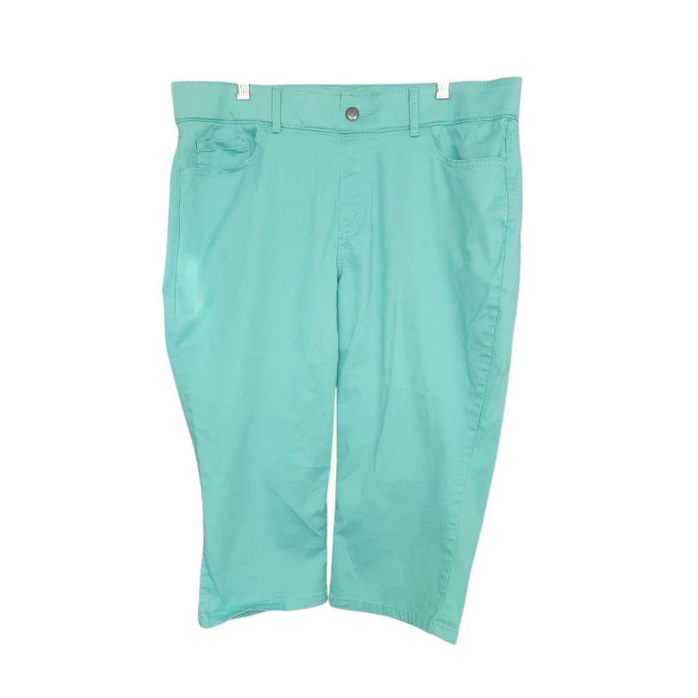 Riders by Lee Capri Size 18 Misses. Mint Green. EUC